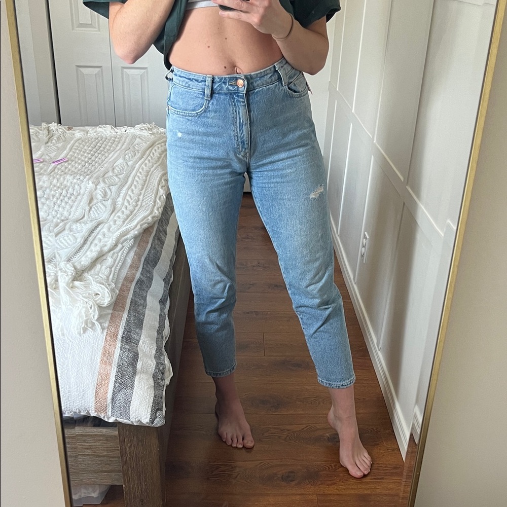 Lightly distressed Zara Jeans